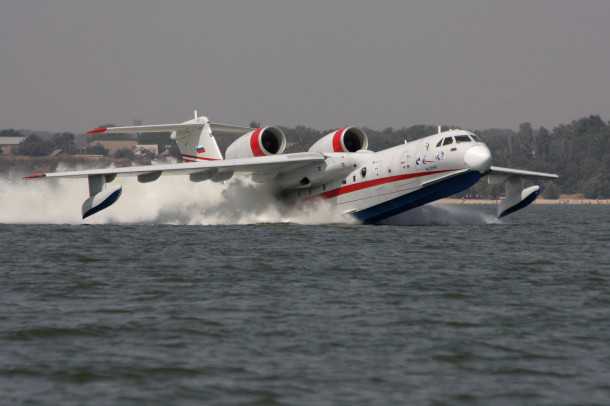 מטוס כיבוי רוסי. האם הברייב Be-200 יהיה הרוסי הראשון בחיל האוויר? צילום יצרן